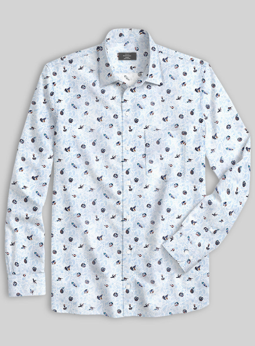 Italian Cotton Artivine Shirt - StudioSuits
