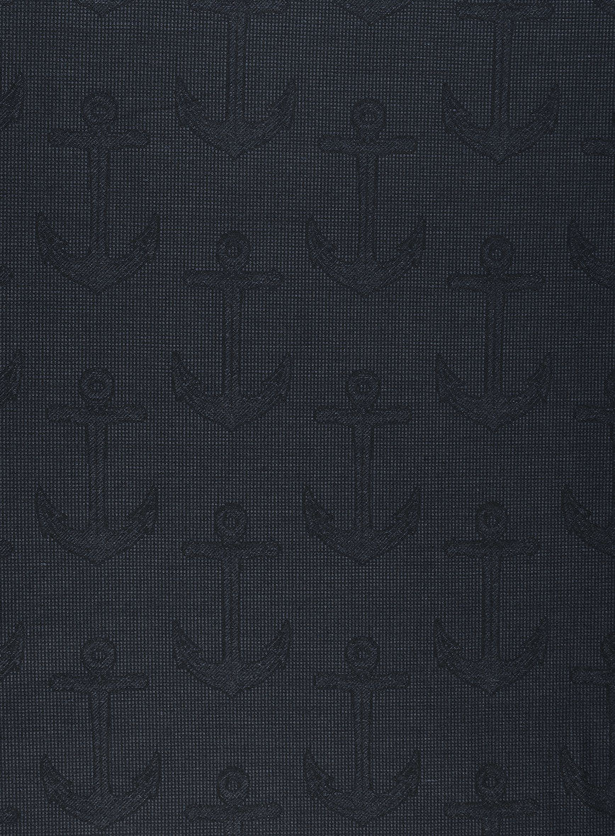 Italian Cotton Linen Anchor Pants - StudioSuits