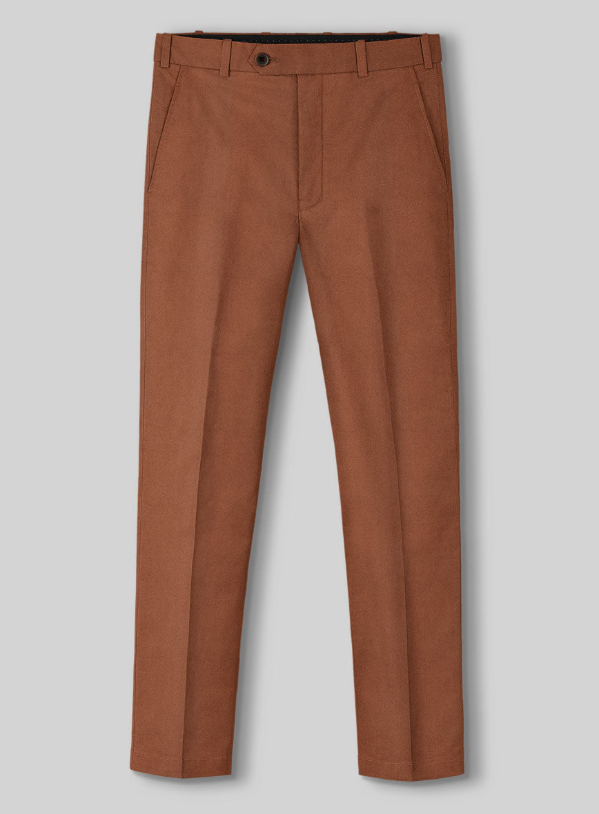 Italian Cotton Silk Lycra Alera Pants - StudioSuits