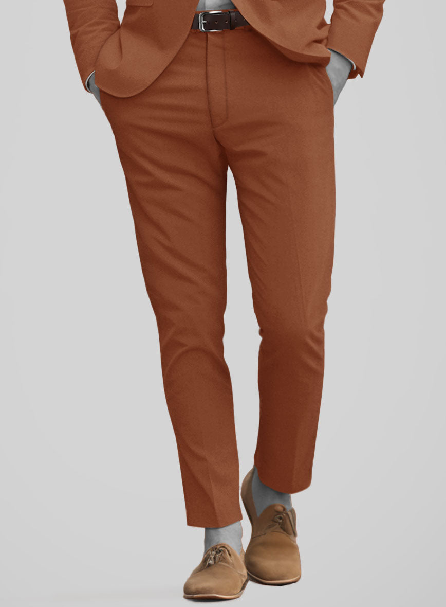 Italian Cotton Silk Lycra Alera Pants - StudioSuits