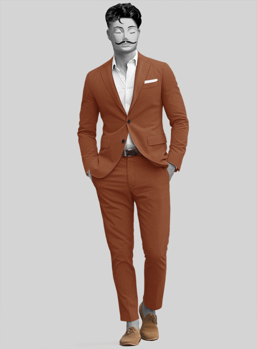 Italian Cotton Silk Lycra Alera Suit - StudioSuits
