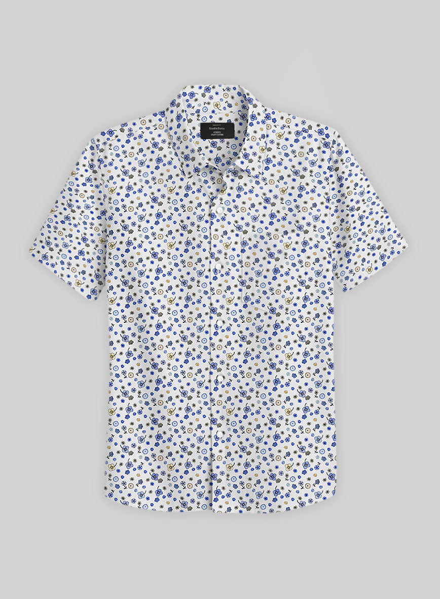Italian Cotton Ditsy Shirt - StudioSuits