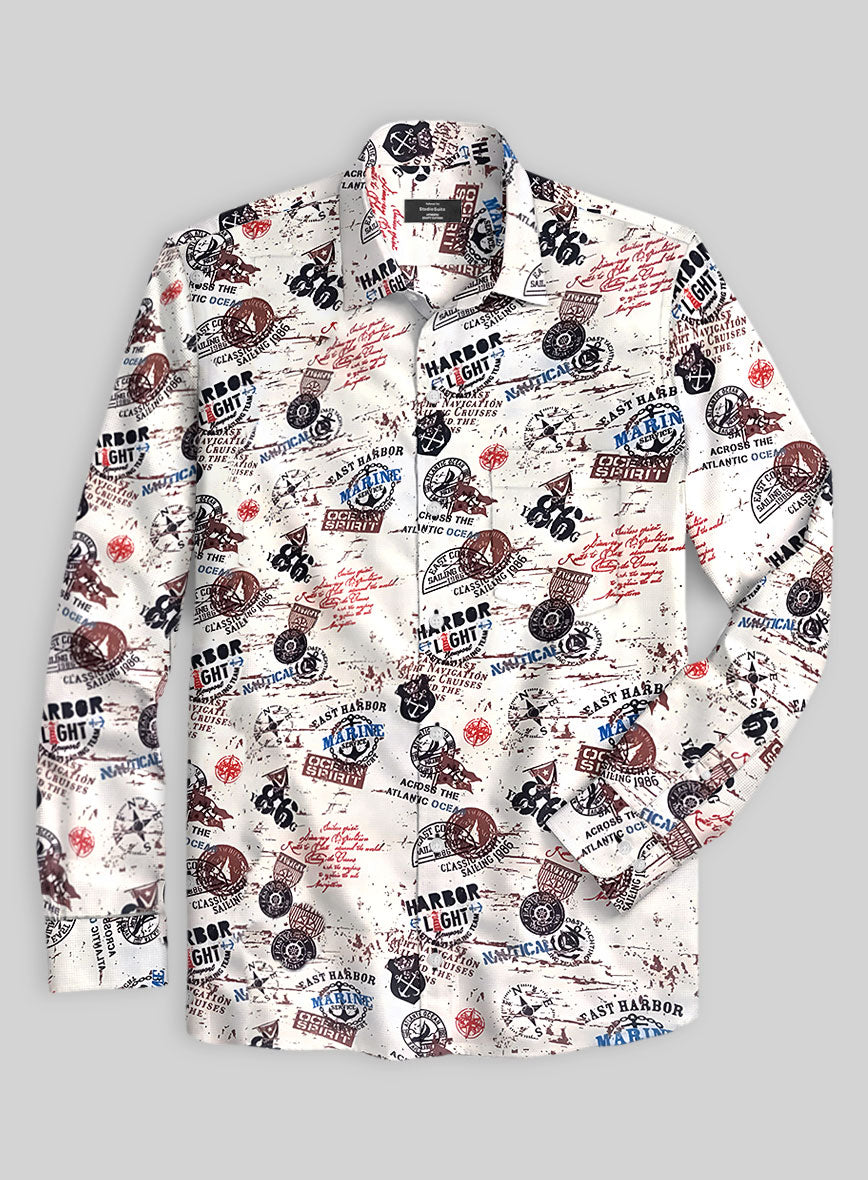 Italian Cotton Dockside Story Shirt - StudioSuits