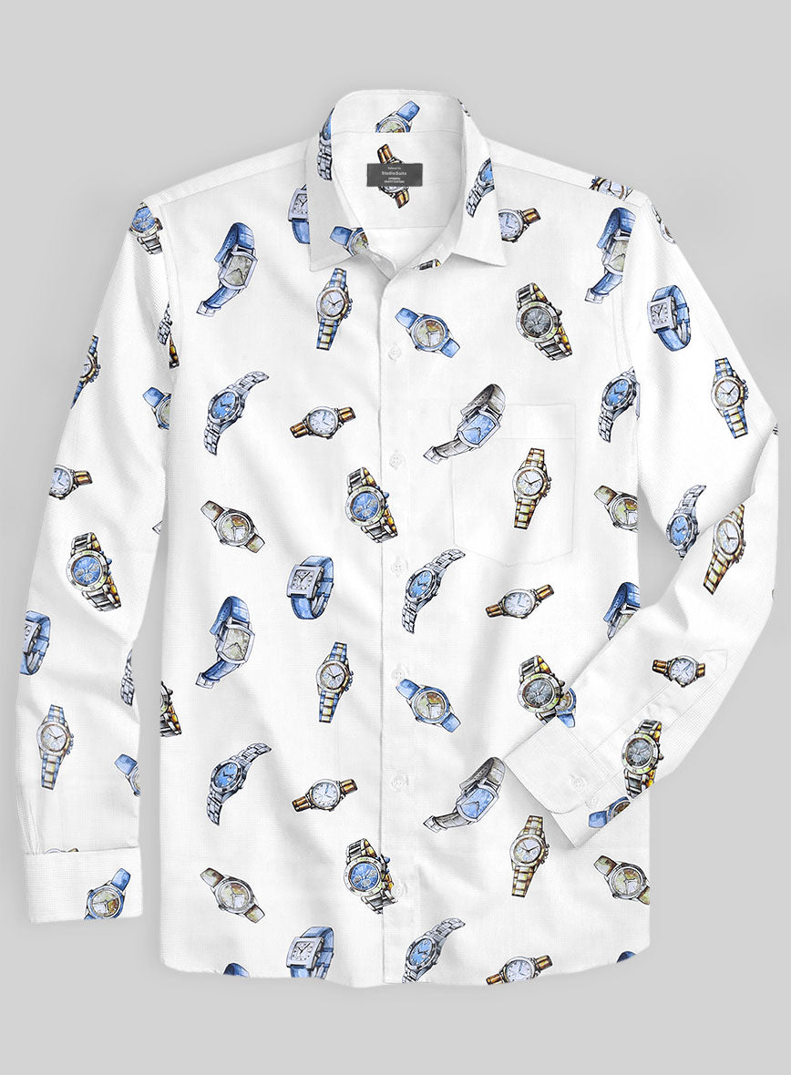 Italian Cotton Edifice Shirt - StudioSuits