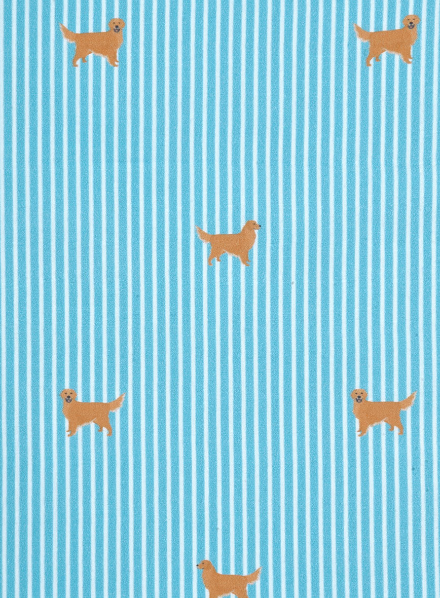Italian Cotton Golden Retriever Shirt - StudioSuits
