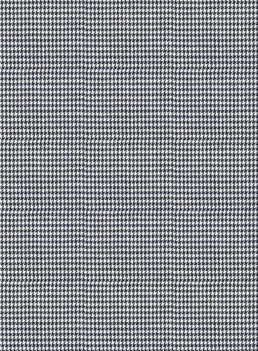 Italian Cotton Houndstooth Isla Pants - StudioSuits