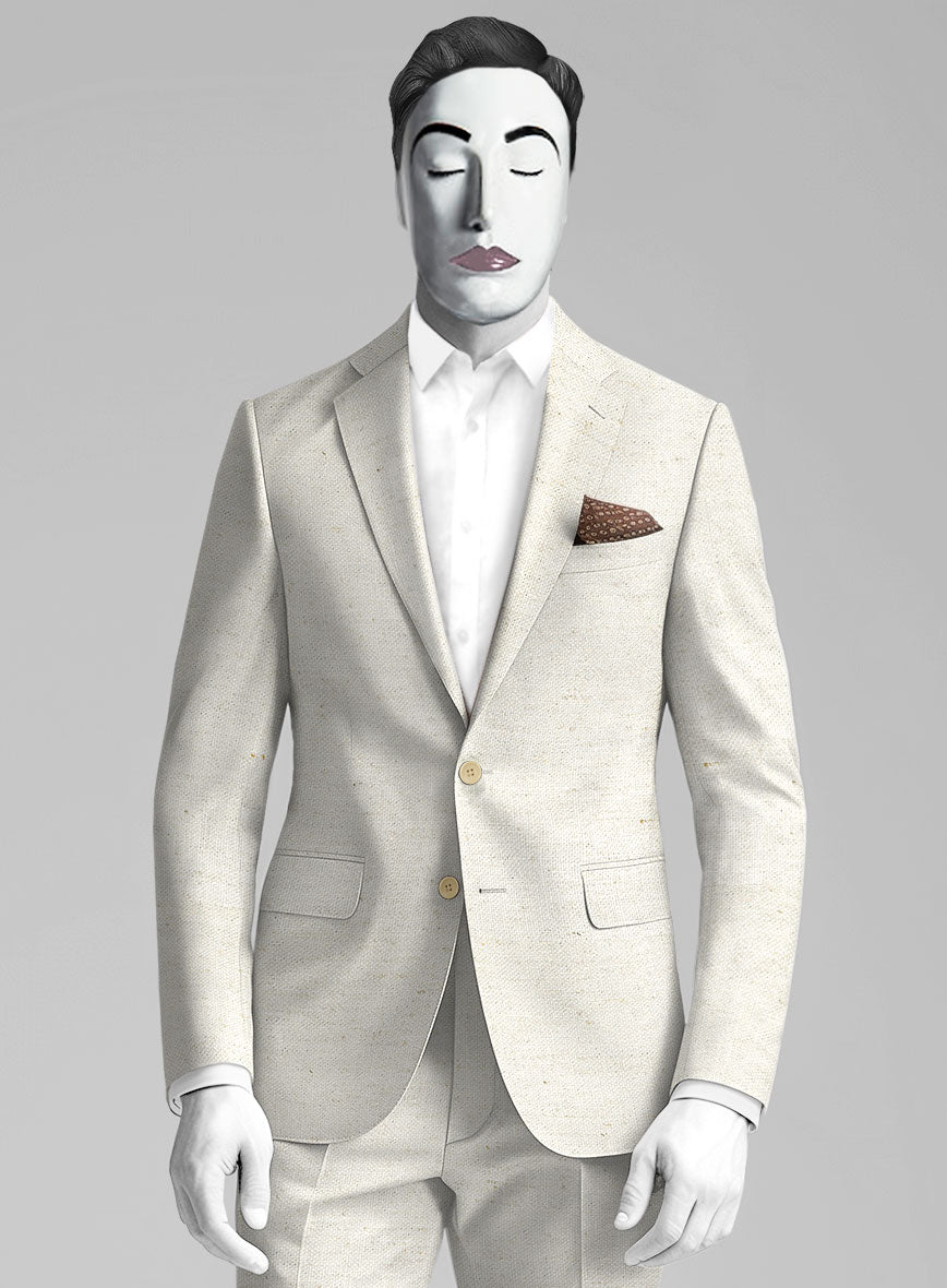 Italian Cotton Linen Duarda Jacket - StudioSuits