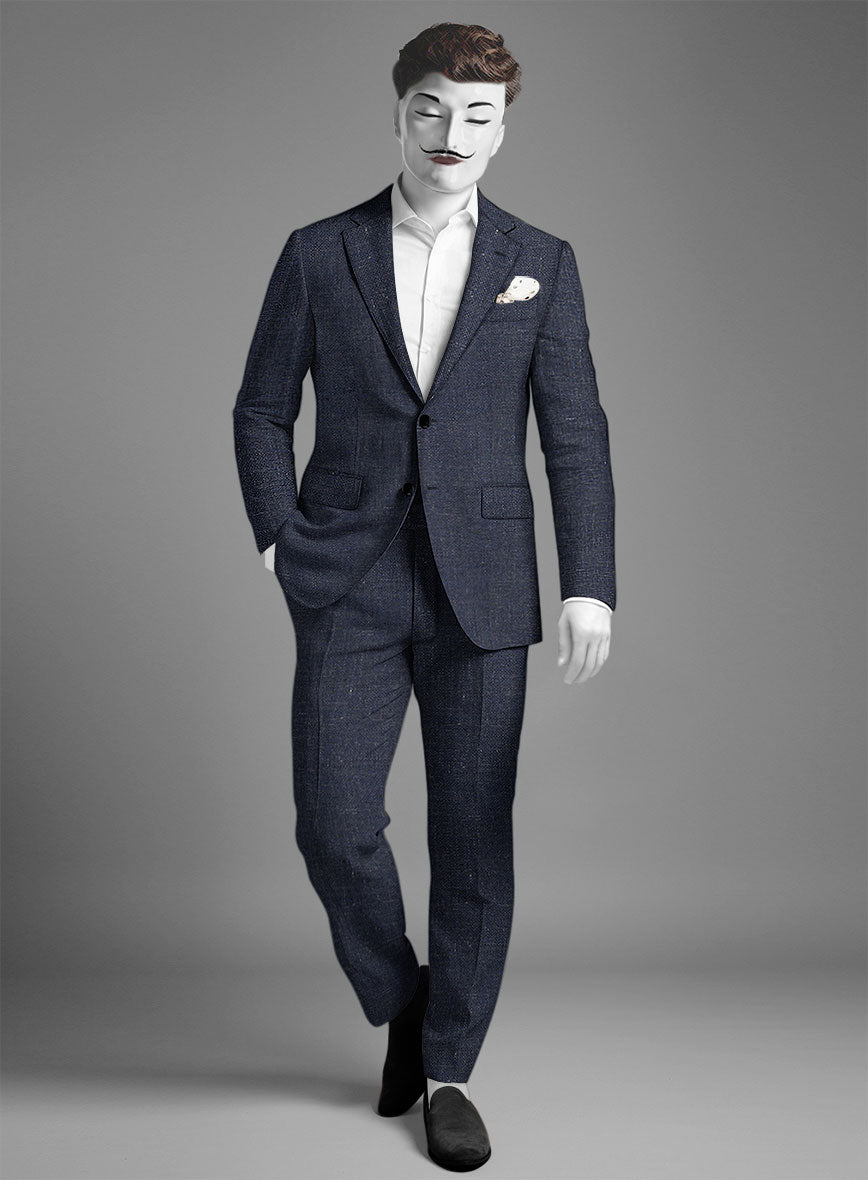 Italian Cotton Linen Hopsack Anibal Suit - StudioSuits