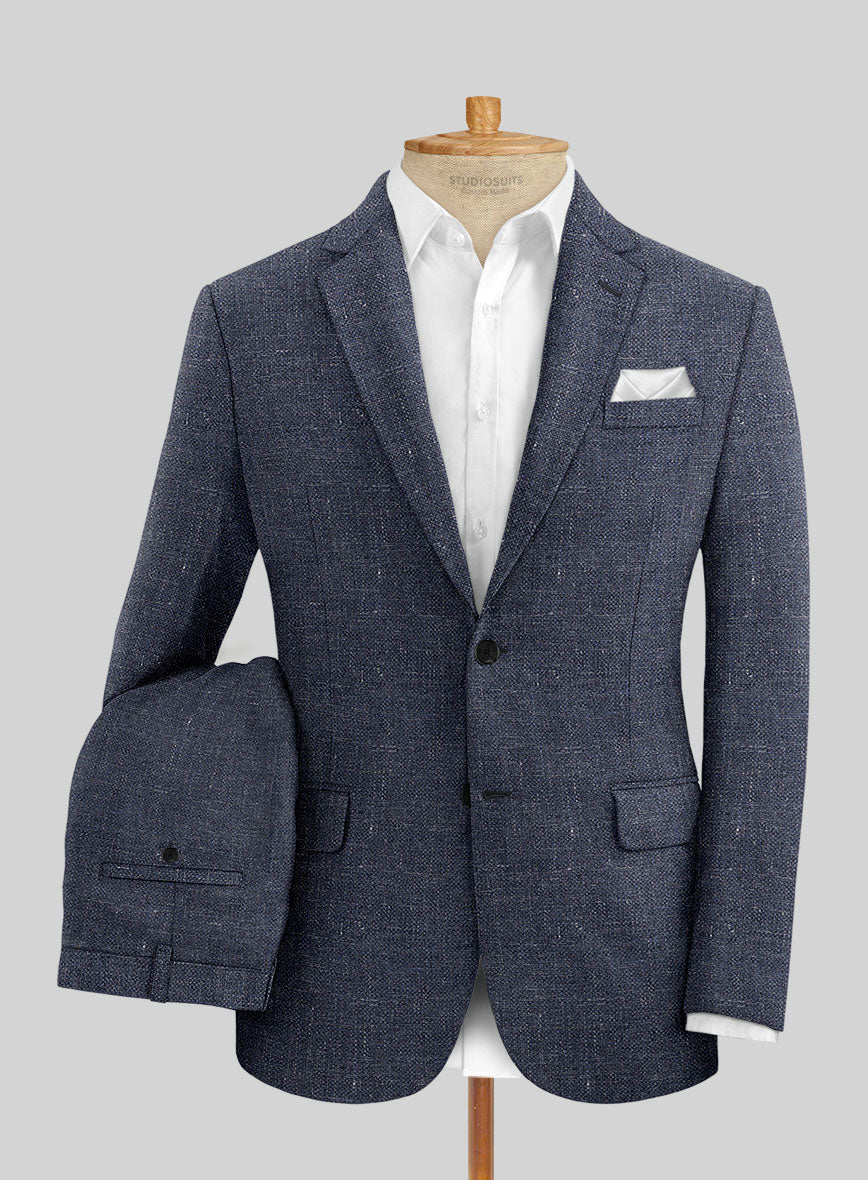 Italian Cotton Linen Hopsack Anibal Suit - StudioSuits