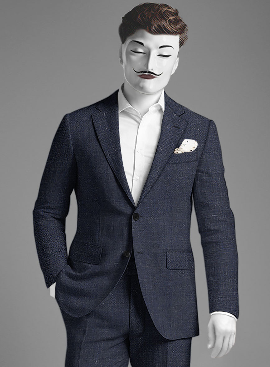 Italian Cotton Linen Hopsack Anibal Suit - StudioSuits