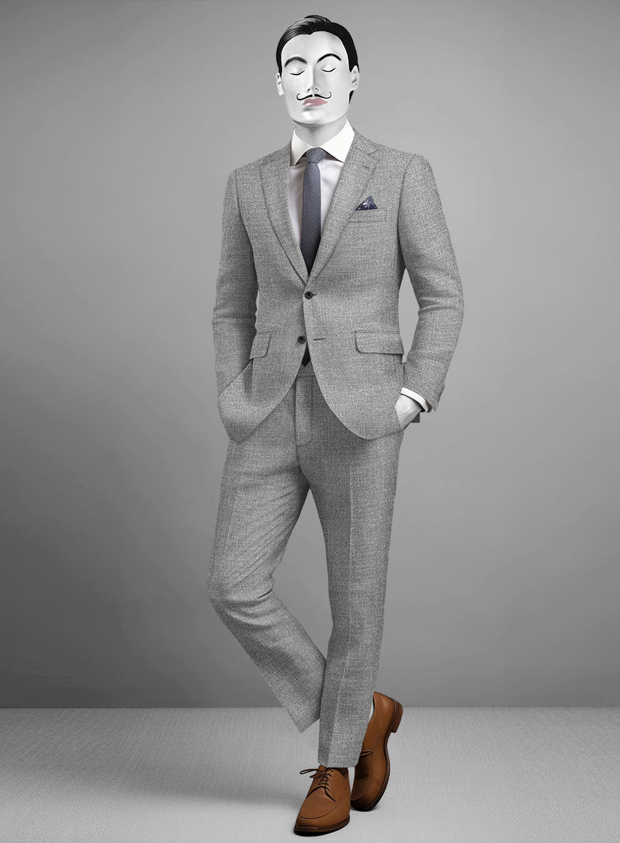 Italian Cotton Linen Hopsack Bartolo Suit - StudioSuits