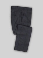 Italian Cotton Lycra Denim Blue Pants - StudioSuits