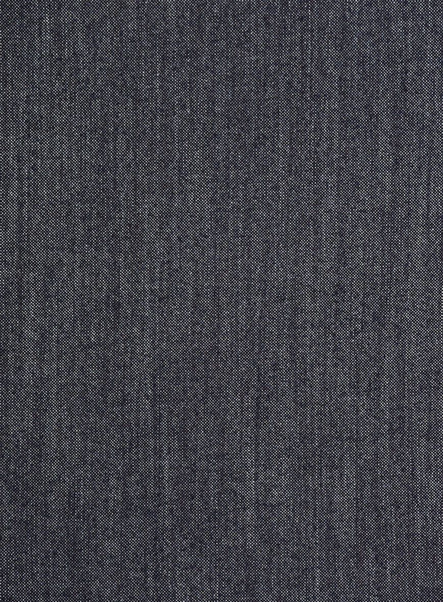Italian Cotton Lycra Denim Blue Suit - StudioSuits