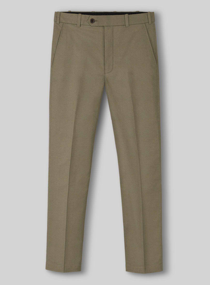 Italian Cotton Lycra Iglesi Pants - StudioSuits