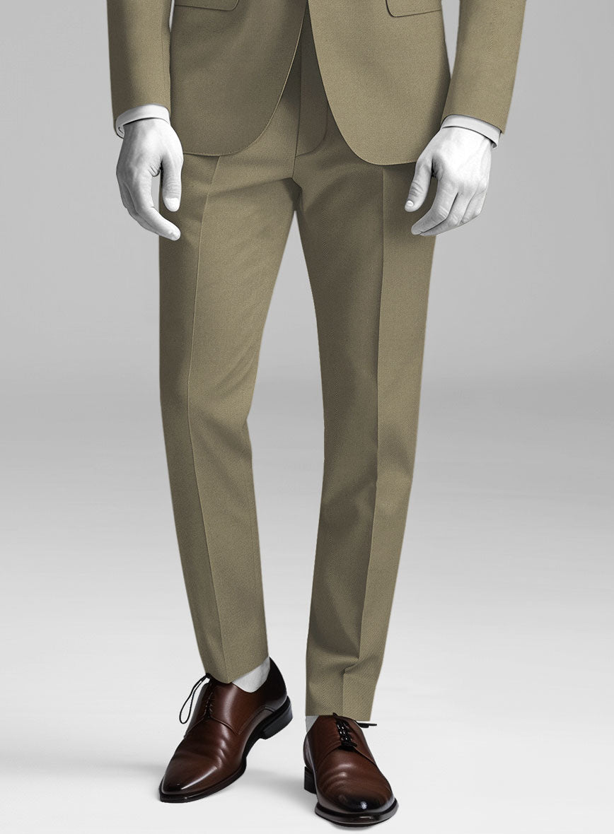 Italian Cotton Lycra Iglesi Pants - StudioSuits