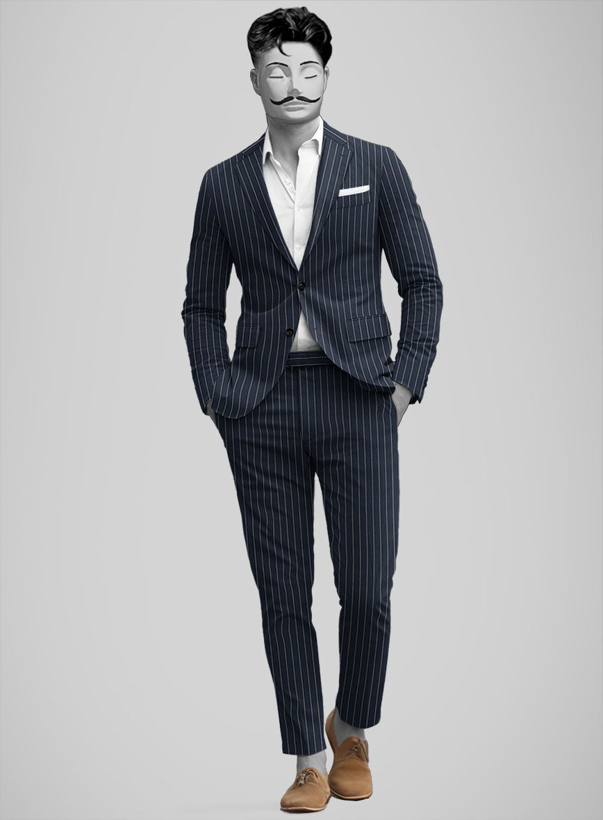 Italian Cotton Lycra Nicanor Suit - StudioSuits