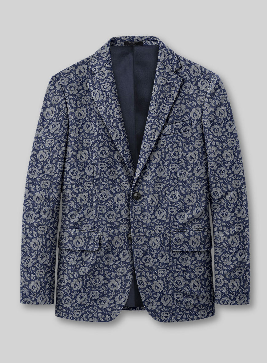 Italian Cotton Lycra Sartelio Jacket - StudioSuits