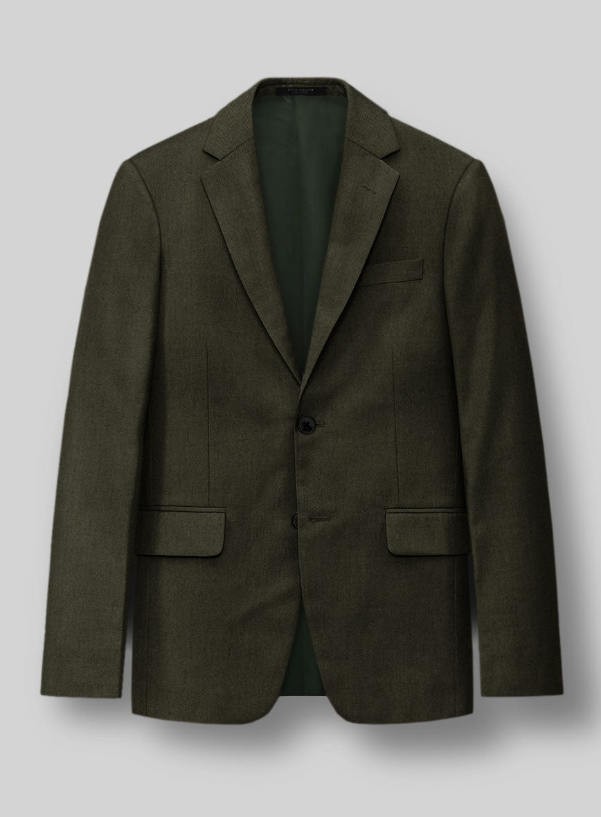Italian Cotton Lycra Zaniga Jacket - StudioSuits