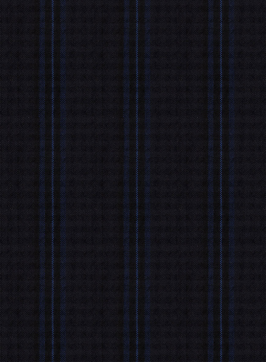Italian Cotton Seersucker Corrado Pants - StudioSuits