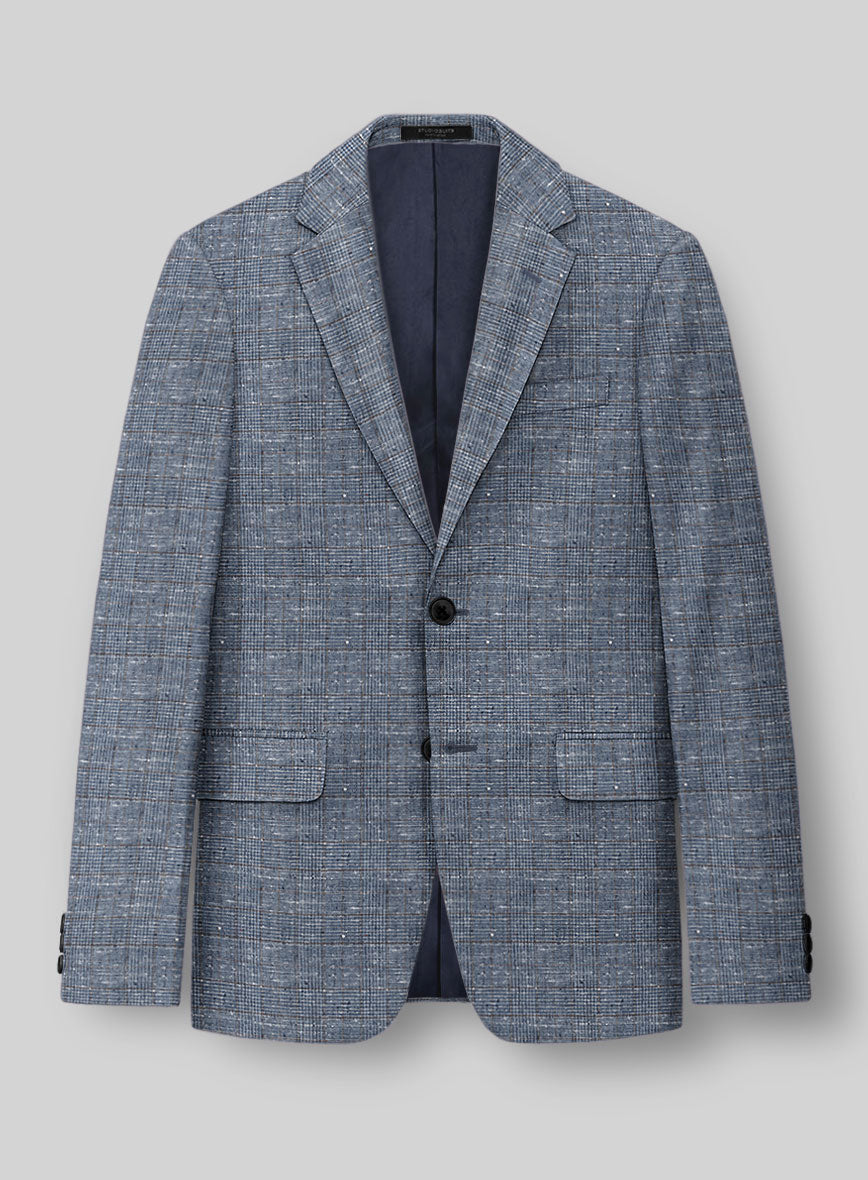 Italian Cotton Silk Linen Ziata Jacket - StudioSuits