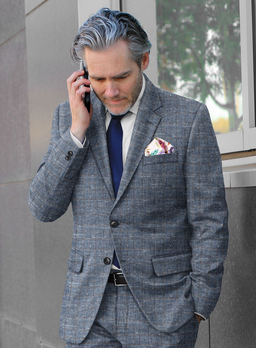 Italian Cotton Silk Linen Ziata Jacket - StudioSuits