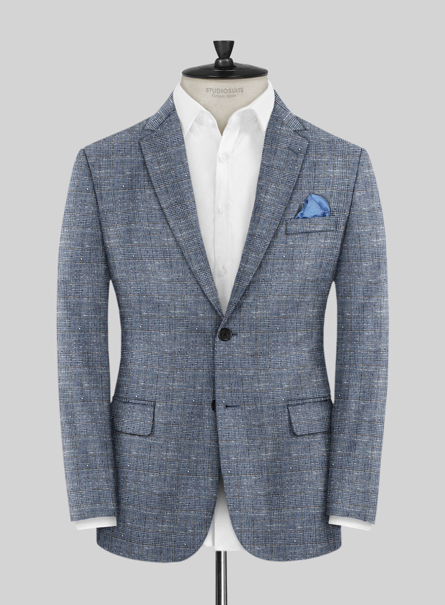 Italian Cotton Silk Linen Ziata Jacket - StudioSuits