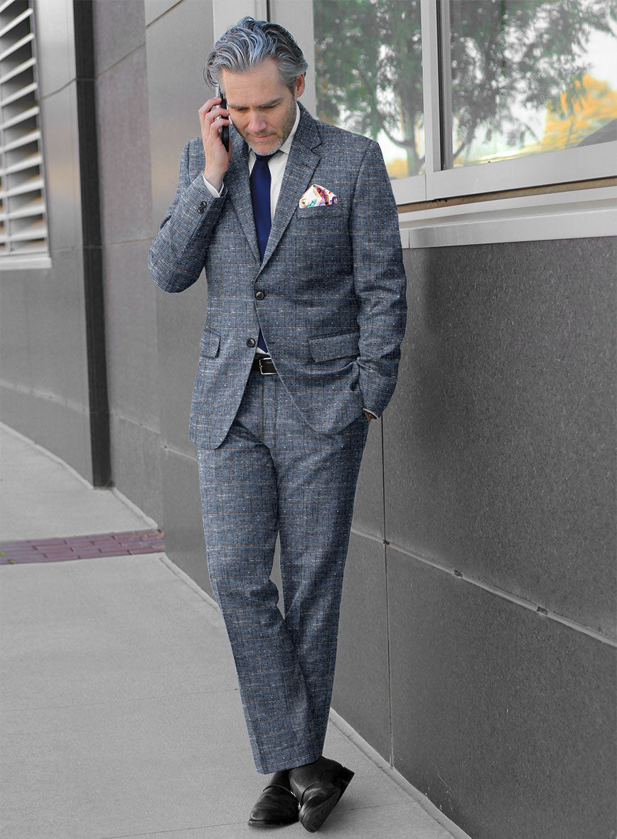 Italian Cotton Silk Linen Ziata Suit - StudioSuits