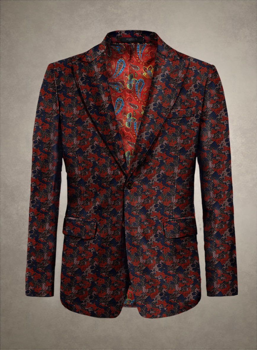 Italian Cotton Silk Vermiglio Jacket - StudioSuits