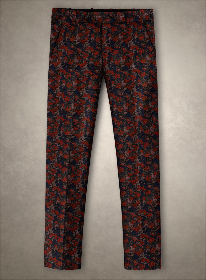 Italian Cotton Silk Vermiglio Pants - StudioSuits