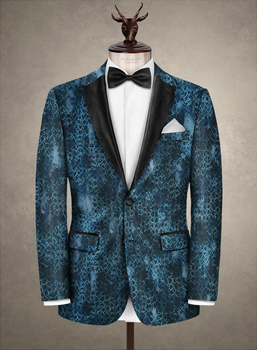 Italian Cotton Stretch Aurora Tuxedo Jacket - StudioSuits