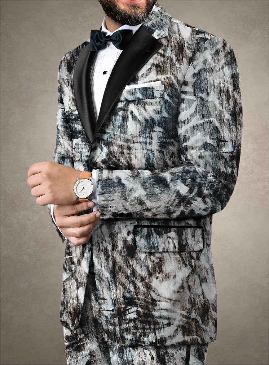 Italian Cotton Stretch Jacopo Tuxedo Jacket - StudioSuits