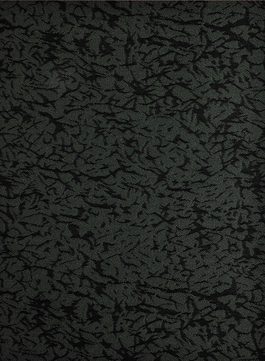 Italian Cotton Stretch Onyx Vortex Suit - StudioSuits
