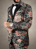 Italian Cotton Stretch Valeria Tuxedo Suit - StudioSuits