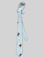 Italian Cotton Tie - Sporty Bear - StudioSuits