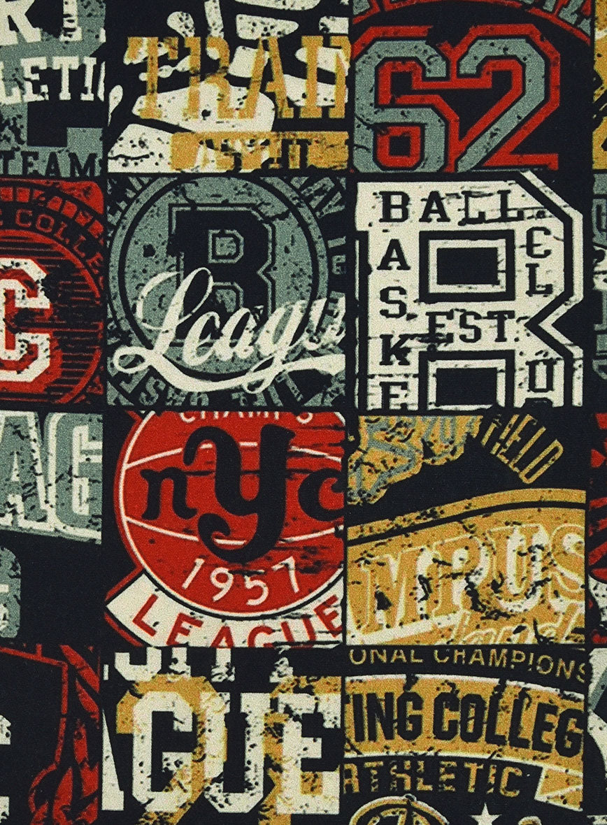 Italian Cotton Varsity Vault Shirt - StudioSuits