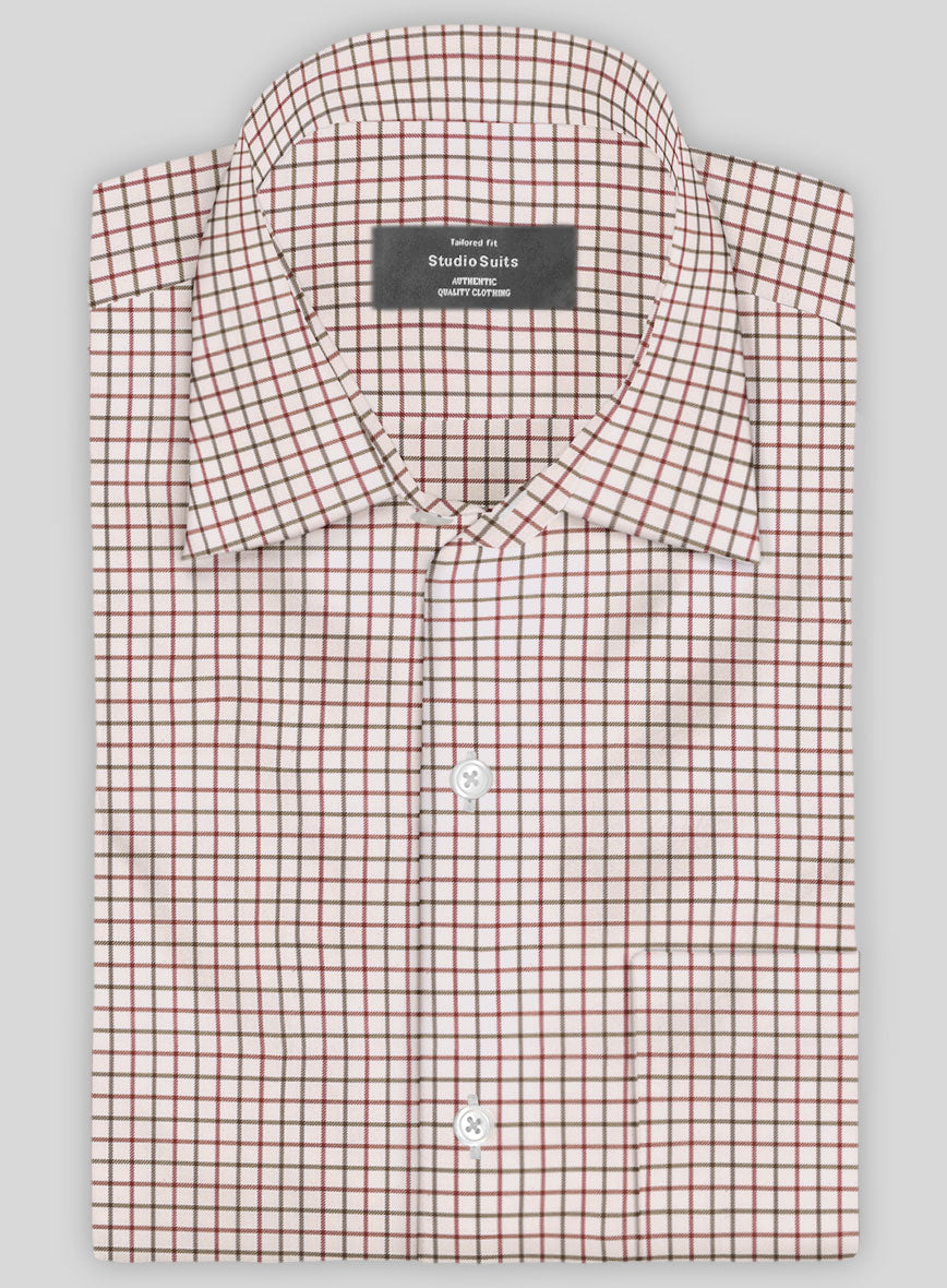 Italian Cotton Xavier Shirt - StudioSuits