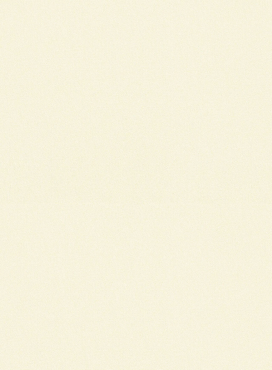 Italian Cream Cotton Stretch Suit - StudioSuits