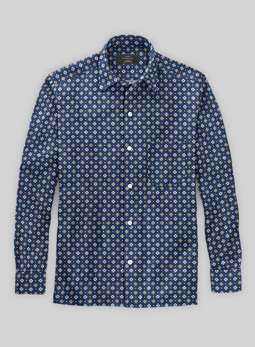 Italian Cristoforo Summer Linen Shirt - StudioSuits
