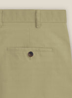 Italian Dark Tan Cotton Stretch Shorts - StudioSuits