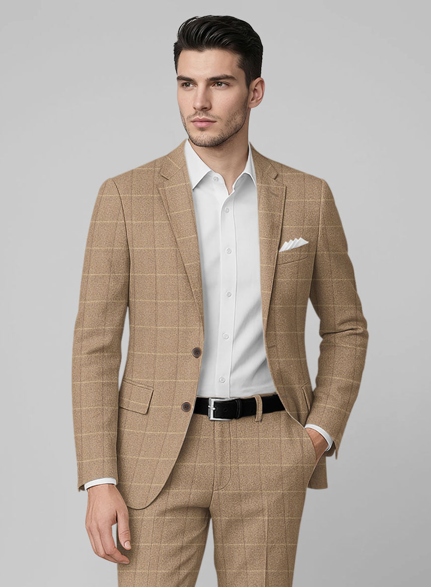 Italian Duami Checks Tweed Jacket - StudioSuits