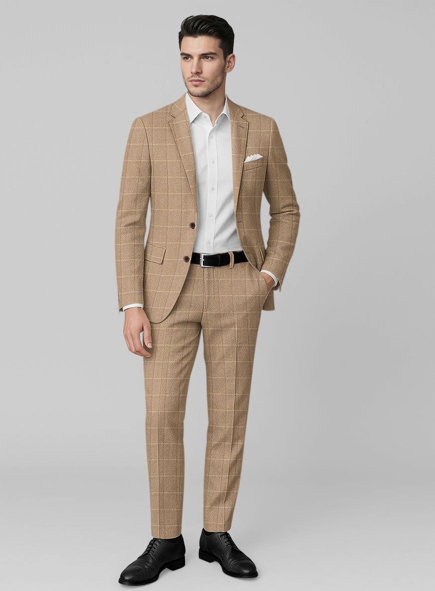 Italian Duami Checks Tweed Suit - StudioSuits