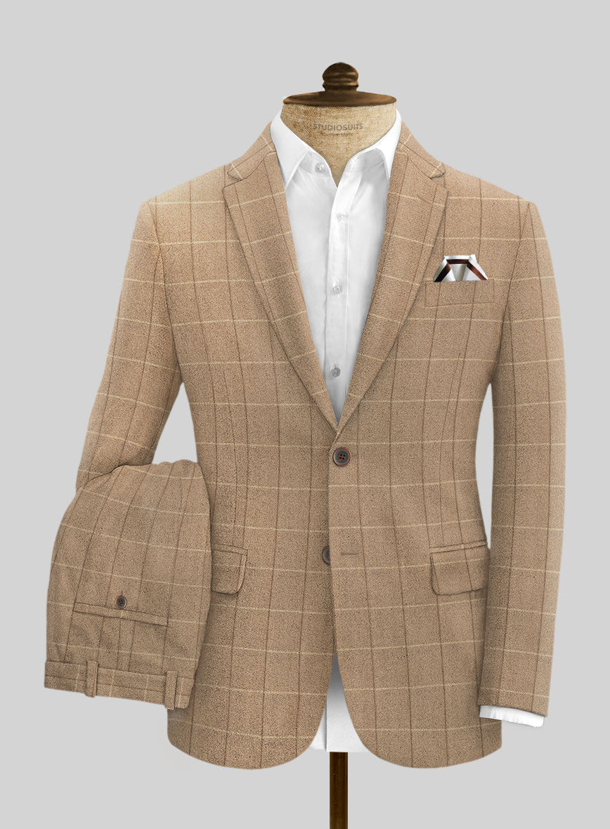 Italian Duami Checks Tweed Suit - StudioSuits