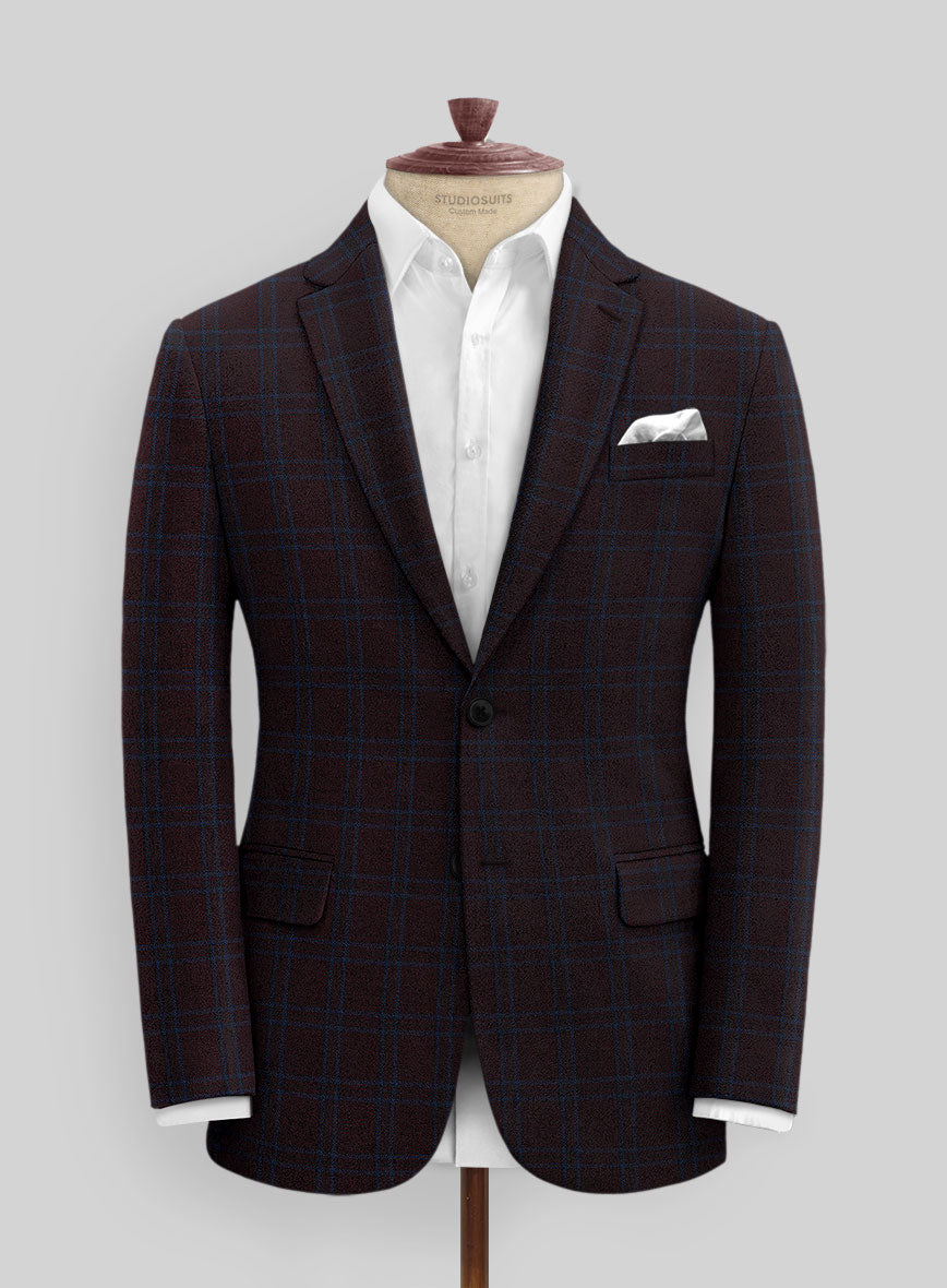 Italian Ernesto Check Tweed Suit - StudioSuits