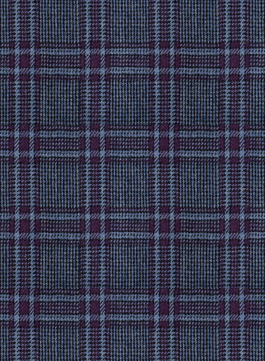 Italian Essai Checks Wool Jacket - StudioSuits