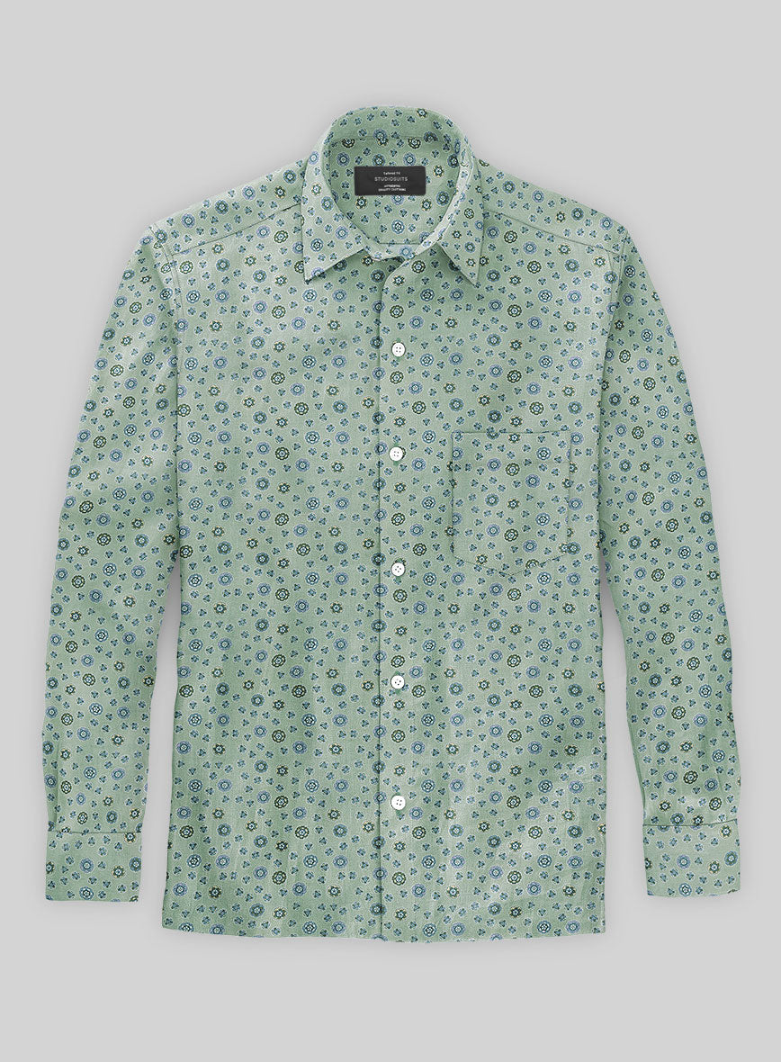Italian Estrella Summer Linen Shirt - StudioSuits