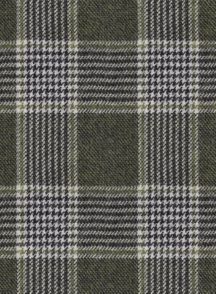 Italian Fabrizio Check Tweed Pants - StudioSuits