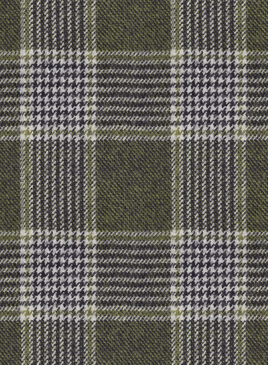 Italian Fabrizio Check Tweed Jacket - StudioSuits