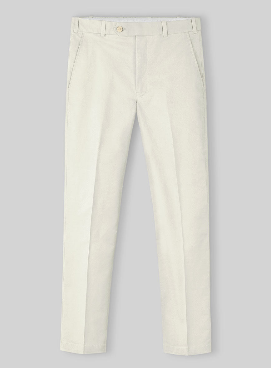 Italian Fawn Cotton Stretch Pants - StudioSuits