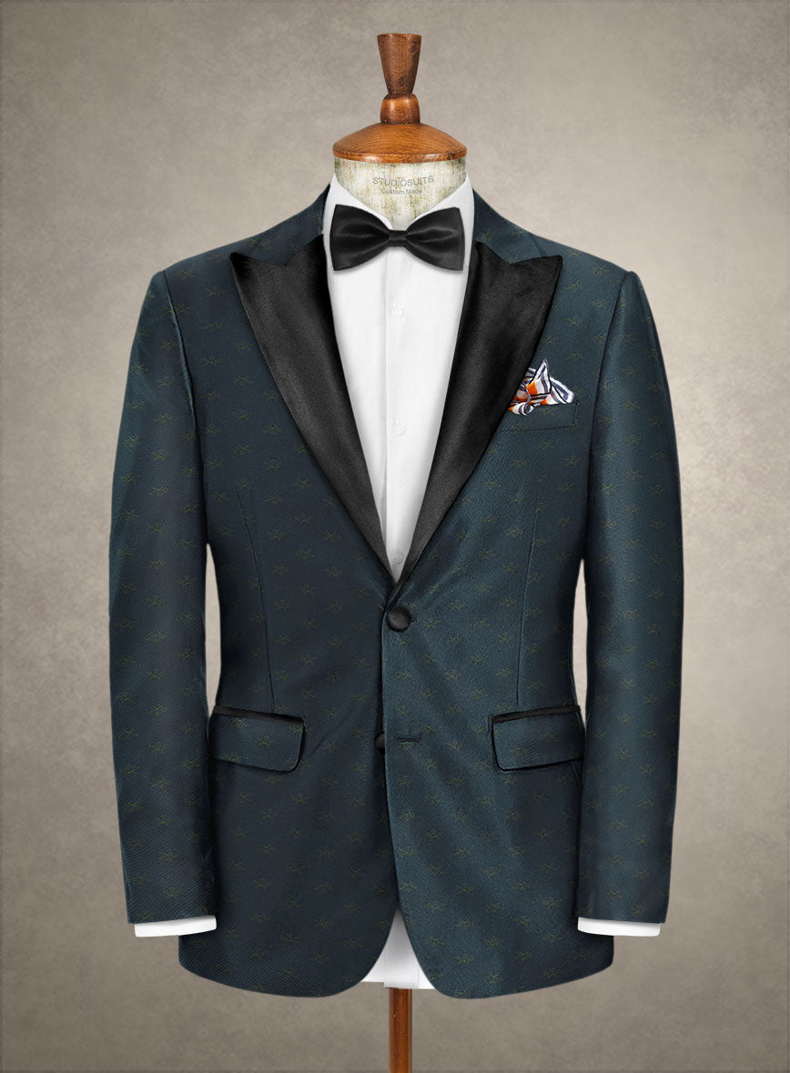 Italian Silk Firni Tuxedo Jacket - StudioSuits