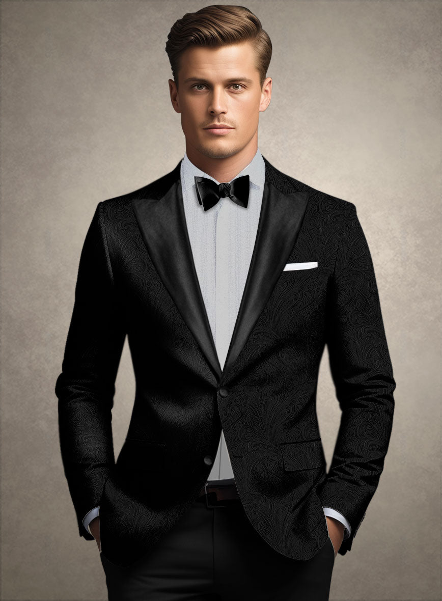 Italian Flanella Tuxedo Blazer - StudioSuits